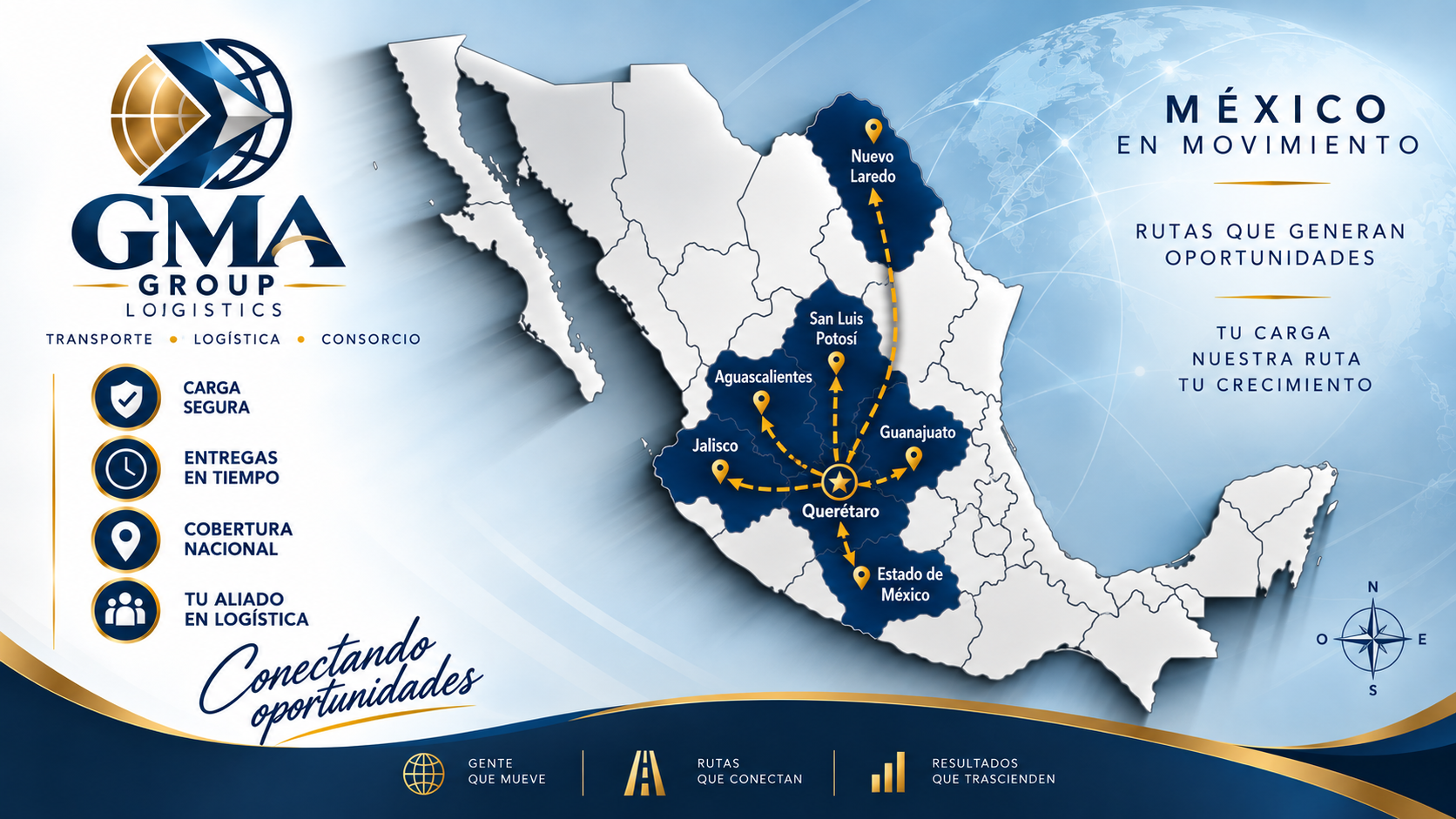 GMA Group Logistics coverage map